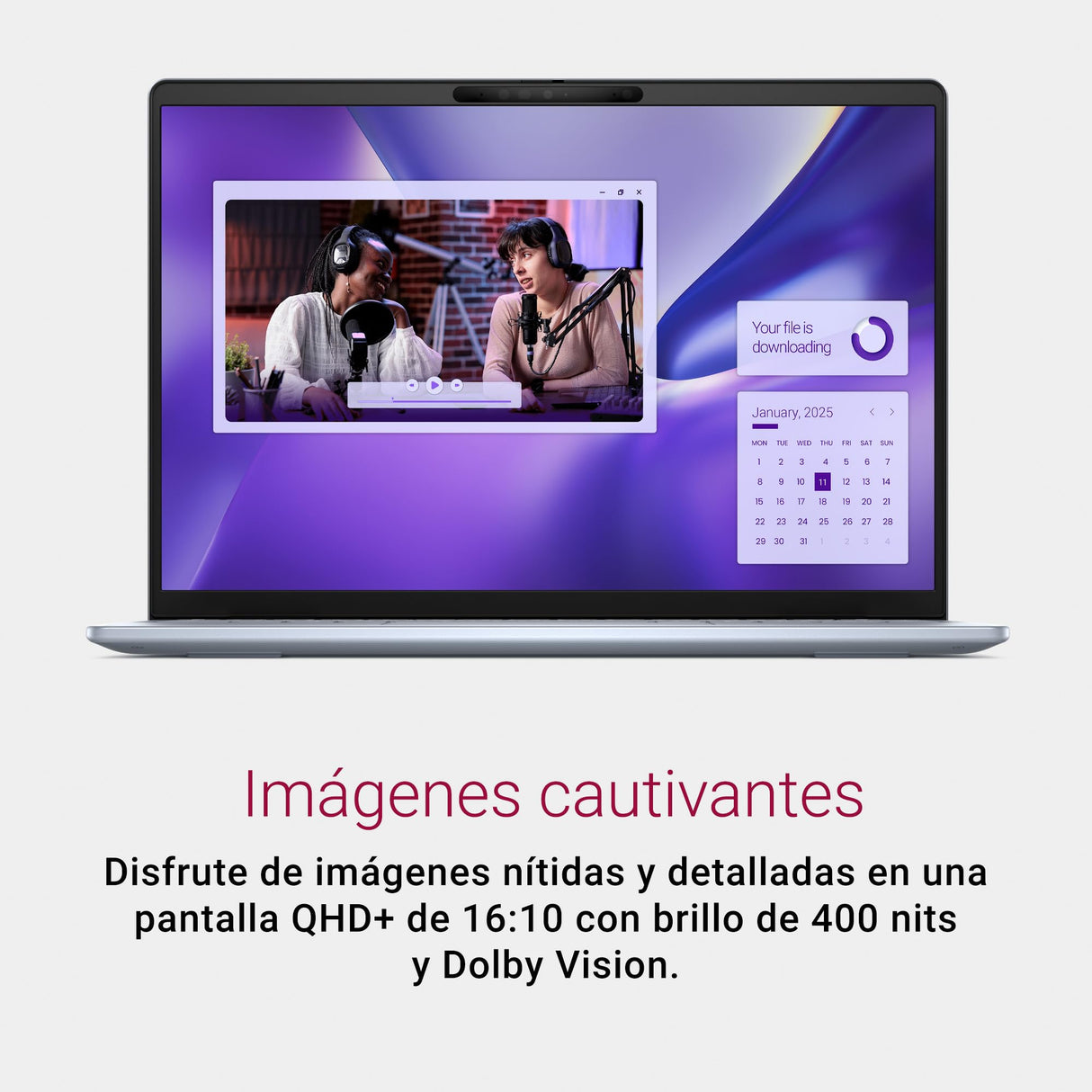 Dell Inspiron 14 Plus 7741 Copilot+ PC Ordenador Portátil 14" Pantalla QHD+ 60 Hz, Snapdragon X Plus, 16 GB RAM, 1 TB SSD, Adreno GPU, Windows 11 Home, Teclado retroiluminado Español - Platino