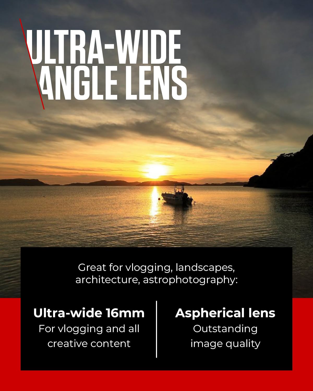 Canon Objetivo RF 16mm F2.8 STM - Lente Ultra Gran Angular, para Fotografía de Viajes y Videoblogs, Enfoque STM Silencioso | Compatible Sistema EOS R