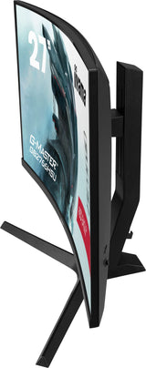 iiyama GB2766HSU-B1 27" Panel VA, Curvo Gaming 1500R, G-Master Red Eagle, FreeSync Premium, 1920x1080, 165Hz, 250cd/m², DisplayPort, 2xHDMI, 1ms MPRT, Altavoces, USB-HUB (2x2.0), Black Tuner