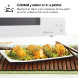 LG MH7235GPS - Microondas con Grill 2 en 1, 32L, Smart Inverter 1200 W, Panel Táctil y Giratorio, Cocina Rápida y Uniforme, Display LED, Easy Clan, Ahorro Energético, Negro