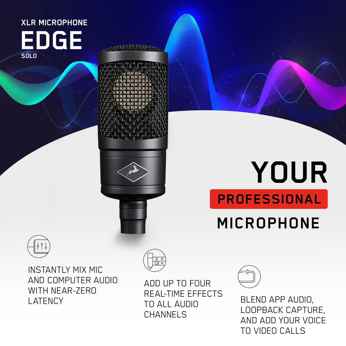 Antelope Audio Edge Solo Großmembran Kondensator Mikro