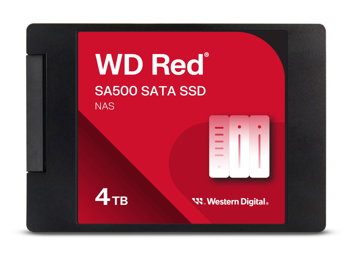 WD Red SA500 4TB, NAS SATA SSD, 2.5 Inch