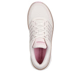 Skechers Go Run Elevate 2.0 Badric, Zapatillas Mujer, Natural Textile/Pink Trim, 39.5 EU
