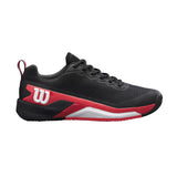 Wilson Rush Pro 4.5 Clay, Zapatillas de Tenis Hombre, Black/Infrared/White, 45 1/3 EU
