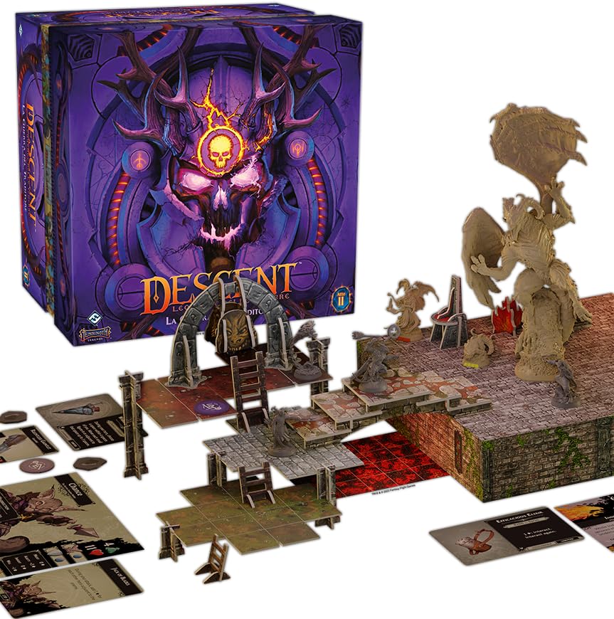 Asmodee - Descent, Leyendas de la Oscuridad: La Guerra del Traidor - Expansión Juego de Mesa, 1-4 Jugadores, 14+ años – Versión italiana