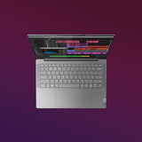 Lenovo Yoga Slim 7 14IMH9 - Ordenador portátil WUXGA de 14" (Intel Core Ultra 7 155H, RAM de 16 GB, SSD 512 GB, Intel ARC Graphics,Windows 11 Home), Teclado retroiluminado AZERTY FR - Lunar Gris