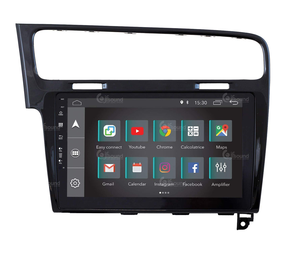 Radio de Coche Personalizada Golf 7 Android GPS Bluetooth WiFi Dab USB Full HD Touchscreen Display 10”