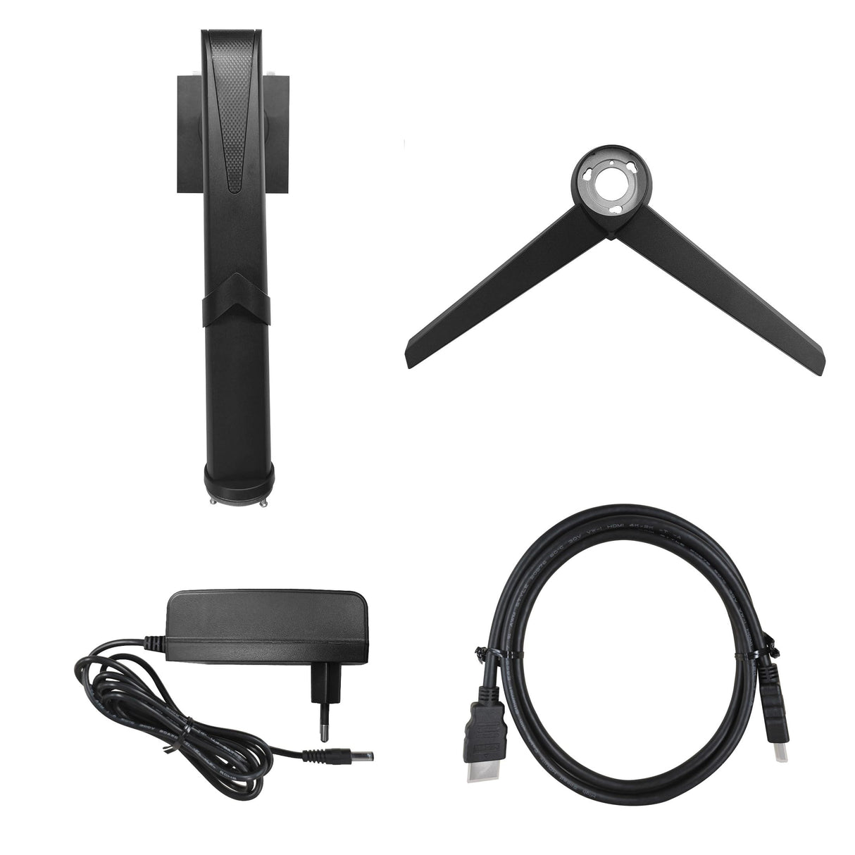 Amazon Basics Monitor para juegos de 24"/61 cm, FHD 1080p, 165 Hz, compatible con VESA, sincronización adaptativa, respuesta de 1 ms, Negro