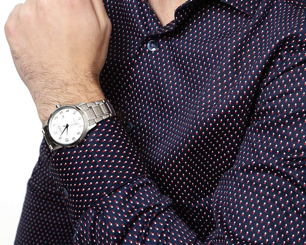 Citizen Hombre Reloj de Pulsera analógico Cuarzo Acero Inoxidable aw1231 – 58B