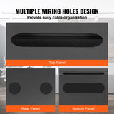 VEVOR Gabinete para servidor de red montaje en pared de 12U, 15,5" gabinete en rack para servidores 200 lbs con paneles laterales de puerta de vidrio con cerradura para equipos de TI, dispositivos A/V