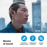 Sennheiser MOMENTUM True Wireless 4 auriculares inteligentes - Bluetooth 5.4, sonido nítido, diseño cómodo, 30 horas de autonomía y cancelación de ruido activa adaptativa - negro grafito