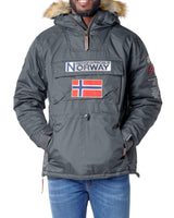 Geographical Norway - Parka De Hombre Boomerang GRIS OSCURO M