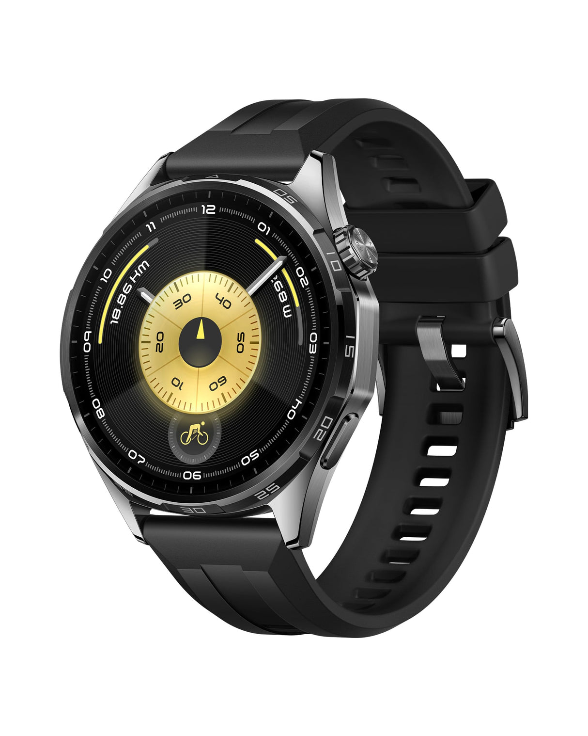 HUAWEI Watch GT 6 46mm GPS Smartwatch, 1.47''AMOLED Pantalla Táctil, hasta 21 Días de Autonomía, Ciclismo, 100+Modos Deportivos, Compatible con iOS Android, NFC, Monitoreo de Salud, Negro