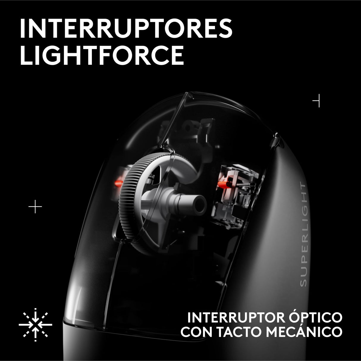 Logitech G Pro X Superlight 2 SE ratón inalámbrico para Gaming, 60 g, 5 Botones programables, Sensor de 44 000 dpi, Velocidad máxima >888 IPS, Velocidad de Respuesta de 1 kHz, USB-C, PC/Mac - Negro