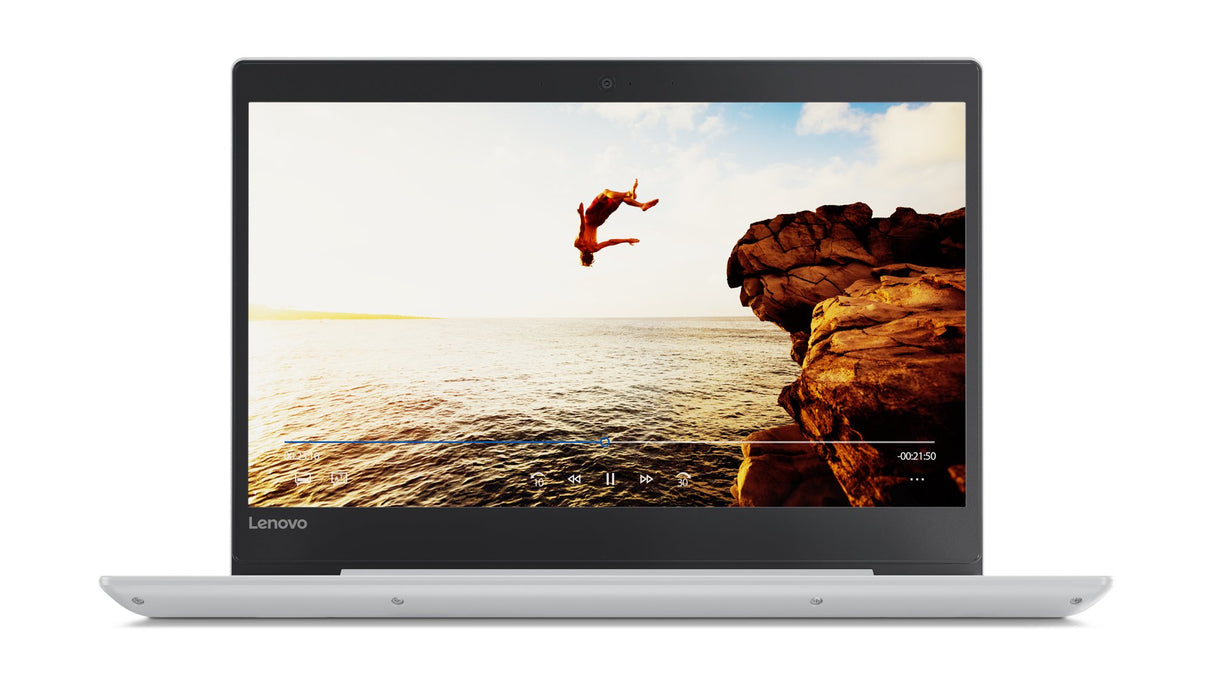 Lenovo Ideapad 320S-14IKB - Ordenador portátil de 14" HD (Intel Pentium 4415U, 4 GB de RAM, SSD de 128 GB, Intel HD Graphics 610, Windows 10 Home) Blanco Nieve - Teclado QWERTY español