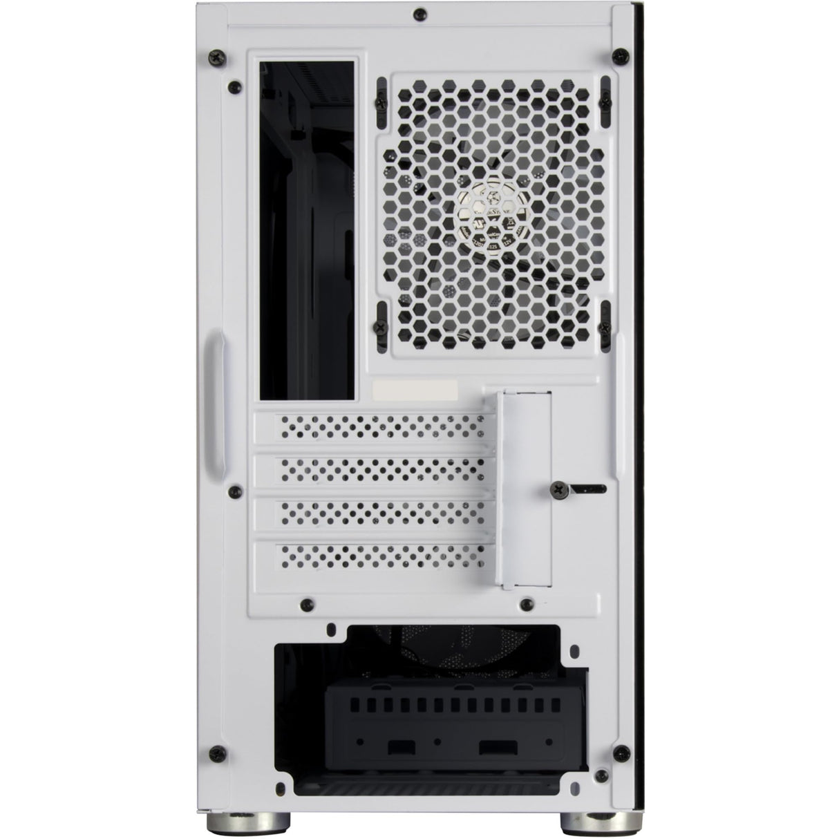 Silverstone Fara H1M Pro, Blanco, Chasis Gaming Micro-ATX Elegante y Diferente con iluminación ARGB, SST-FAH1MW-PRO