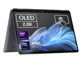 HP OmniBook Ultra Flip 14-fh0002ns - Ordenador Portátil Convertible de 14" OLED 2.8K 120Hz (Intel Ultra 7-258V, 32GB RAM, 1 TB, Intel ARC, Windows 11) Negro - Teclado QWERTY Español