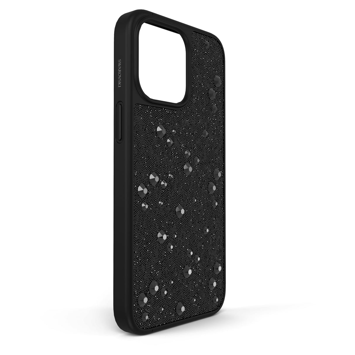 Swarovski Funda High para iPhone 14, funda para Smartphone de Cristal Negro de la Colección High de Swarovski, 15 Pro Max, Negro