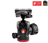 Manfrotto Befree 3-Way Live Advanced Kit de Viaje en Aluminio con Cabezal Fluido para Videocámaras y Cámaras Compactas, y Cabezal de Bola 494, Accesorios para Creadores de Contenido y Vlogging
