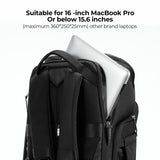 K&F Concept Mochila Cámara Profesional, Bolsa Fotógrafos Cámara Impermeable de Gran Capacidad para Camera Reflex Digital DSLR, Adecuado para viajes al aire libre senderismo fotografía Gris