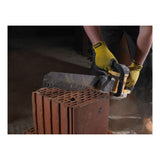 DEWALT DWE396-QS - Sierra Alligator 1.600W, Longitud de carrera 295mm, Hoja Poroton Clase 12, 3000 cpm, Cambio Rápido de Hojas, Ideal para Construcción y Demolición