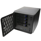 RackMatic - Caja cúbica Mini ITX 4 Discos Duros SATA extraibles