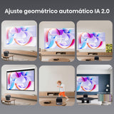 Hisense C3 - Proyector Láser TriChroma UHD 4K hasta 300", Zoom Óptico 1.0-1.3:1, 2500 Lúmenes, Contraste 2000:1, IMAX Enhanced, Dolby Vision, Movimiento 360º Horizontal, y 135º en Vertical