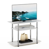 Furinno Econ Mueble TV de 3 Niveles sin Herramientas, Engineered Wood, Americano, 40.1 x 59.2 x 80cm