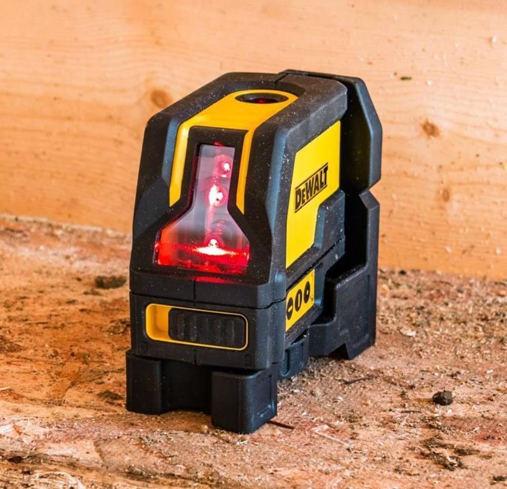 DeWalt DW0822-XJ - Láser autonivelante de 2 líneas en cruz y plomadas