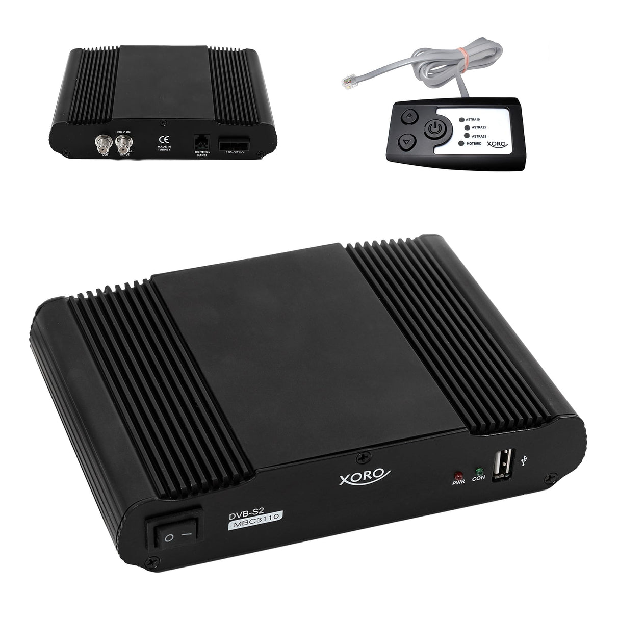 Xoro MBA 26 EW-1510 satélite de Antena, 39 cm, Color Blanco