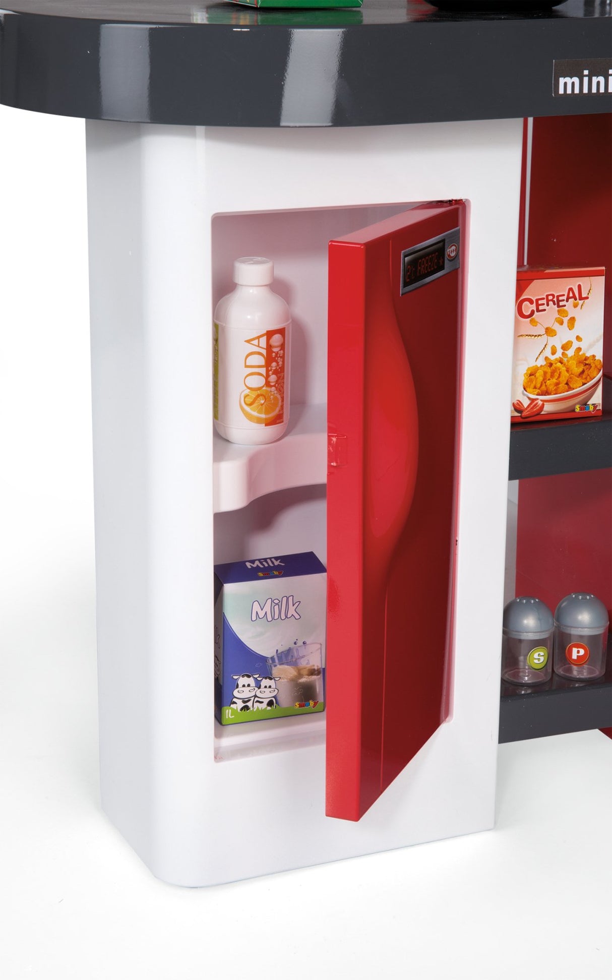 SMOBY- Kitchen Studio XXL Bubble con 38 accesorios, simula el efecto del agua hirviendo, refrigerador, horno, lavavajillas, dispensador de hielo, cafetera, 7600311025