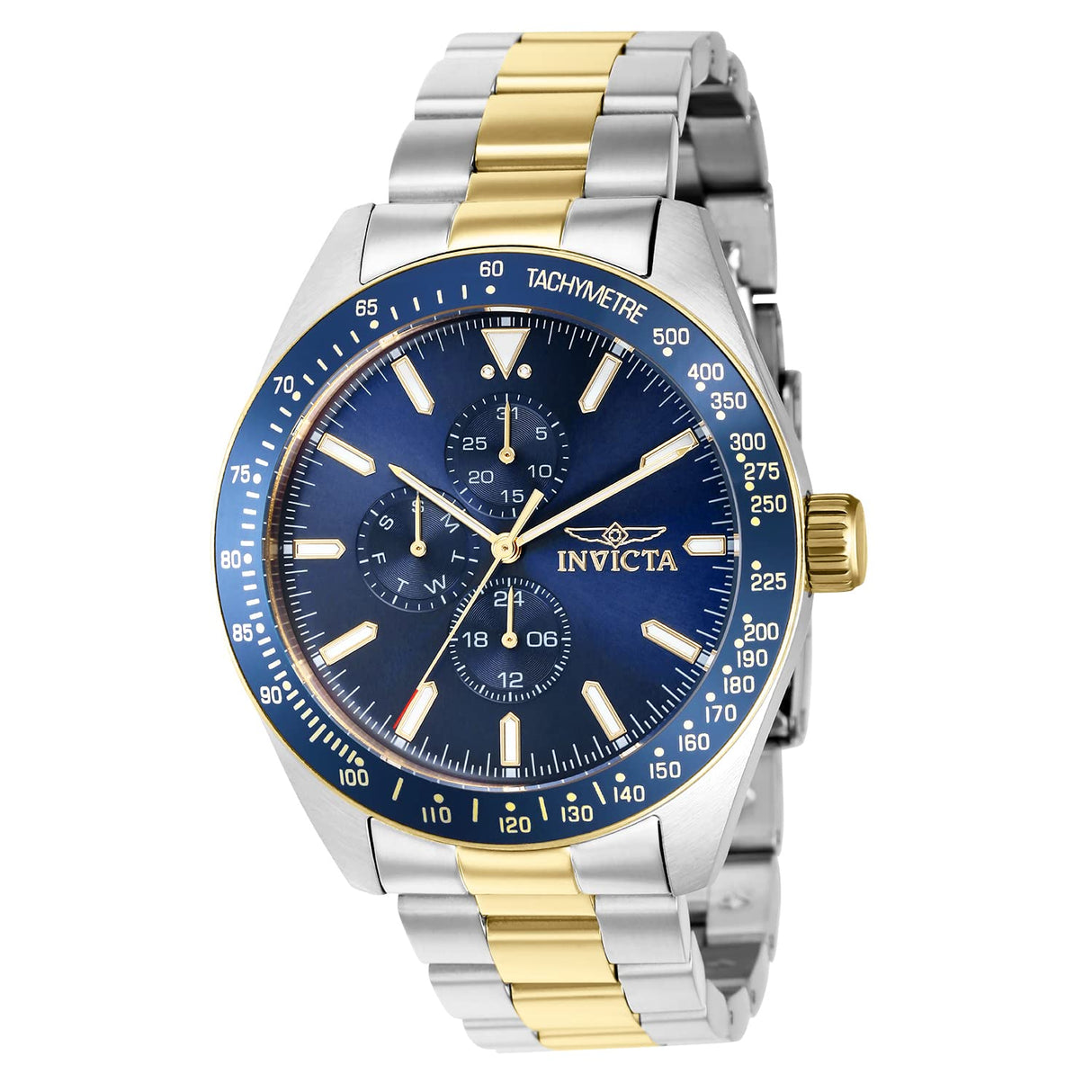 INVICTA Aviator Reloj Cuarzo para Hombre de Acero Inoxidable - 45mm
