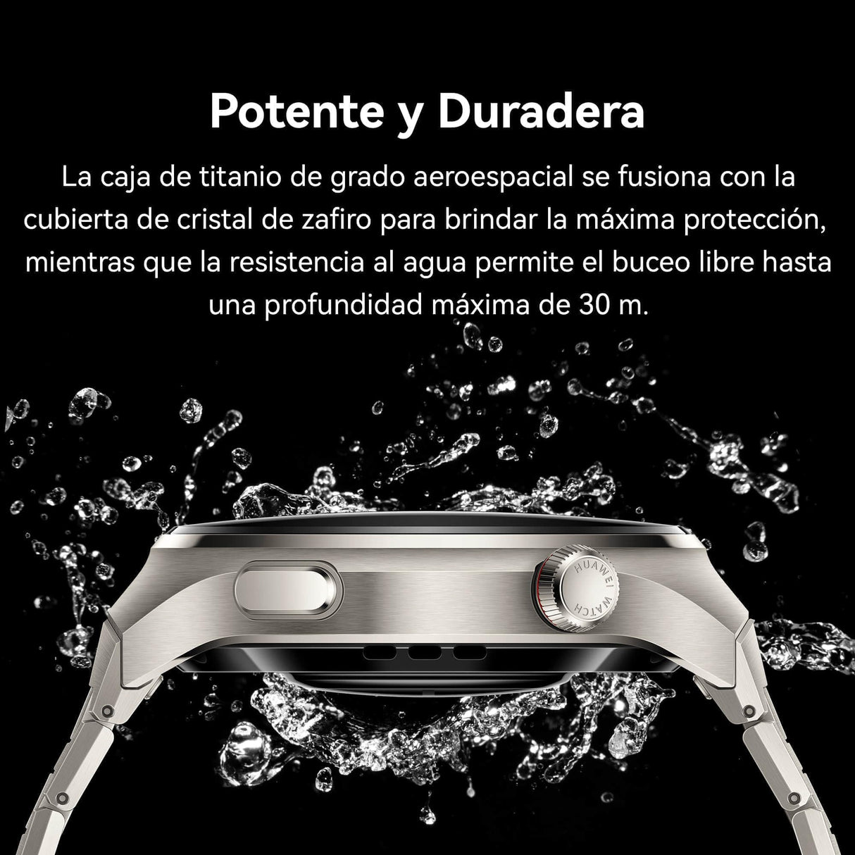 HUAWEI Watch 4 Pro Smartwatch, Cristal Curvo 3D, Controla Tu Salud, Llamadas Móviles Esim, Otras Interacciones, duración de Batería hasta 21 días, Compatible con Android e iOS, Titanio