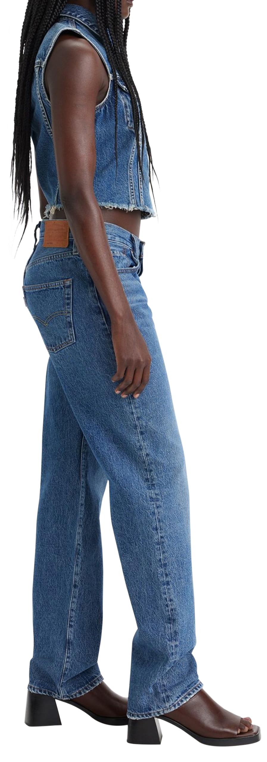 Levi's 501 90's Vaqueros, Not My News Channel, 33W / 30L para Mujer