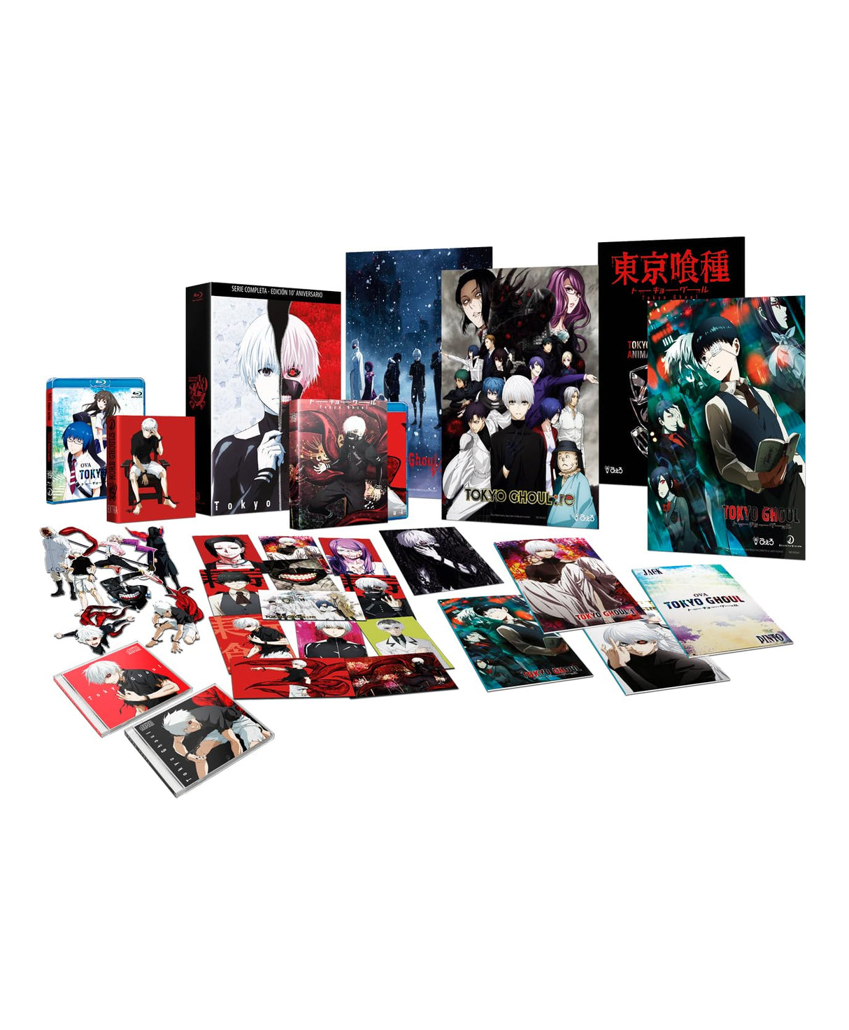 Tokyo Ghoul Serie Completa + Ova Jack + Ova Pinto [Bluray]