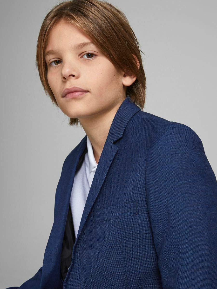 Jack & Jones Jprsolaris Blazer Jr Blazer, Azul (Medieval), 170 Niños