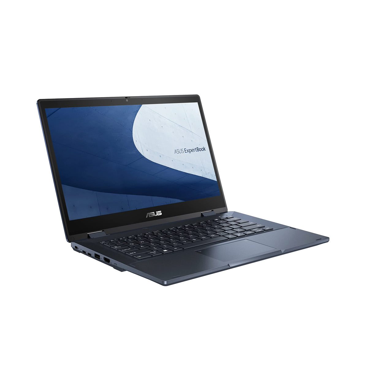 ASUS ExpertBook B3 Flip B3402FBA-EC0435X - Ordenador Portátil 14" Full HD (Intel Core i5-1235U, 16GB RAM, 512GB SSD, Iris Xe Graphics, Windows 11 Pro) Negro Estrella - Teclado QWERTY español