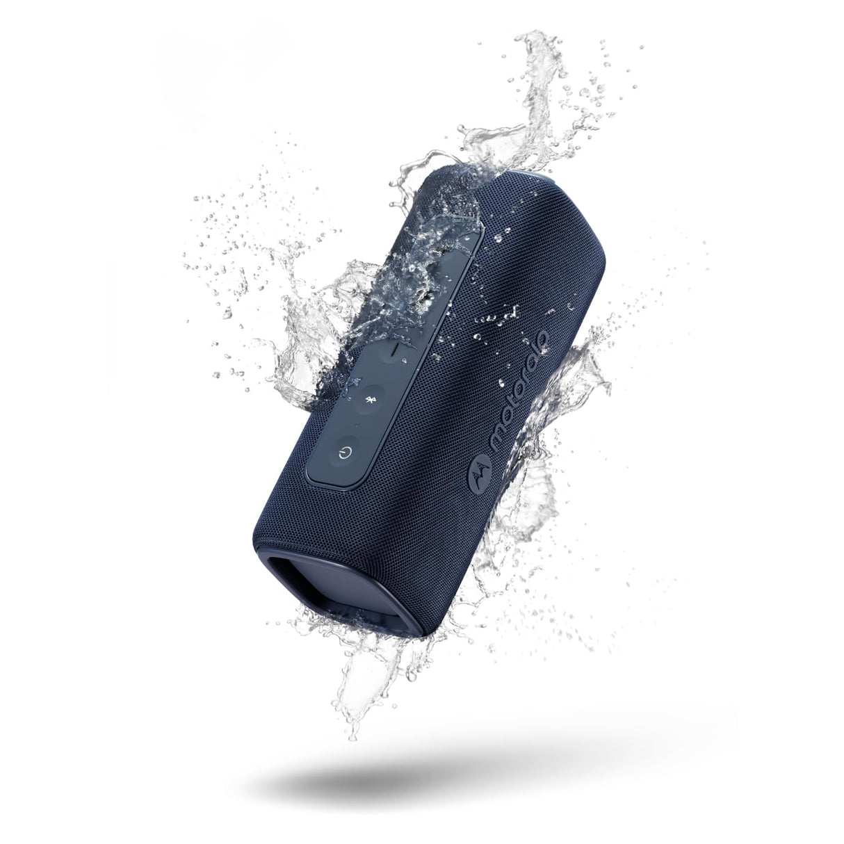 Motorola Sound - Altavoz Inalámbrico Bluetooth ROKR 600 - Potente Sonido de 30W, Resistente al Agua y Polvo, Función Broadcast para Conectar 20+ Altavoces, 6 Horas de Reproducción, Azul