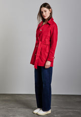 STREET ONE A101213 Gabardina, Rojo Fuerte, 40 Mujeres