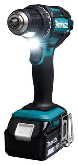 Makita DDF482RFJ drill Negro, Azul 1900 RPM 1,5 kg - Taladro eléctrico (1900 RPM, 1,3 cm, 3,8 cm, 36 Nm, 62 Nm, 600 RPM)