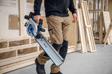 Bosch Professional carril guía de corte transversal FSN 440 X (compatible con GKS 18V-57-2 GX, cortes angulares -60°/ +60°, longitud de 440 mm)