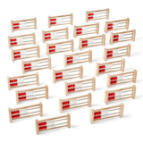 hand2mind-Learning Rekenrek-Juego de 20 Cuentas, Color Madera (Learning Resources 93429)