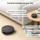 LEFANT Robot Aspirador 2200Pa, Aspirador Robot Autonomía de 120 Min, WiFi/App/Alexa, Sensor de Anticolisión/Caída Navegación Inteligente, Delgado y Silencioso, 6 Modos de Limpieza M210 Pro