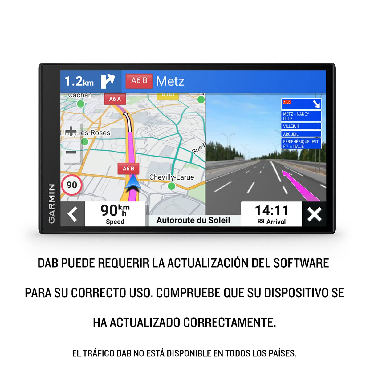 Garmin Navegador GPS, Negro, 7" (17,8 cm)