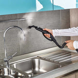Polti Vaporetto Eco Pro 3.0, Limpiador a Vapor con Caldera y Tapa de Seguridad, Potencia Máxima de la Caldera 2000 W, Depósito de 2 L, 9 Accesorios Incluidos, Made in Italy, Gris