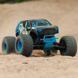 ARRMA 1/10 Gorgon 2WD RTR Monster Truck Mega 550 14T Motor de Cepillo, Espectro SLT2 2,4 GHz, Incluye batería NiMH de 3300 mAh y Cargador USB-C S120, Color Azul