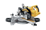 DeWALT DWS774-QS Ingletadora Telescópica 1400 W, Plata/ Amarillo/ Negro