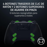 Razer Wolverine V3 Pro 8K PC - Mando inalámbrico de esports para PC (8K Hz HyperPolling, Palancas de mando TMR con cubiertas intercambiables) Negro