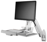 Icy Box ms600 de W – Soporte de Pared para un Monitor hasta 24 Pulgadas (61 cm) Diagonal con Teclado y Soporte de ratón