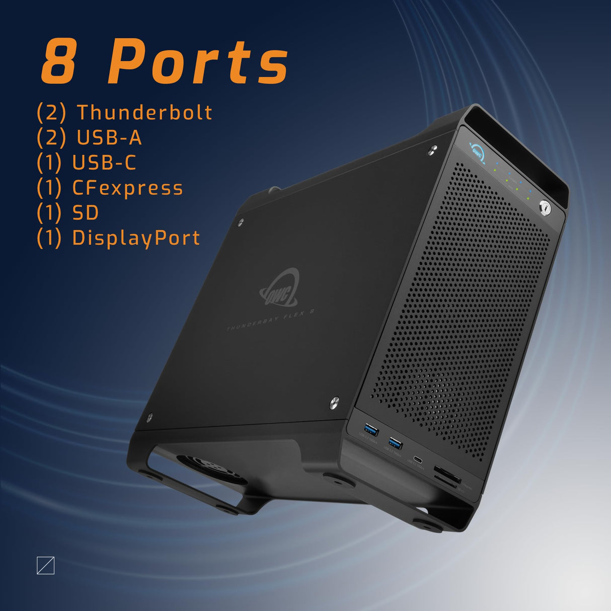 OWC Thunderbay Flex 8 - Sistema de Almacenamiento Thunderbolt 3